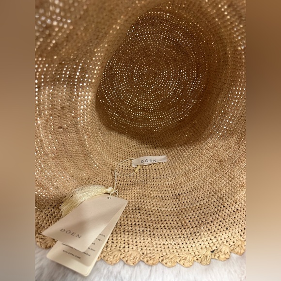 NWT DOEN Vigneto Hat in Natural Raffia - OS - Picture 5 of 7